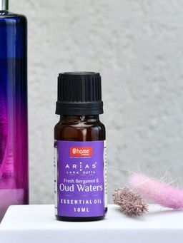 At Home by Nilkamal - Arias 10 ml Fresh Bergamot and Oud Water Scented Essential Oil (Purple)