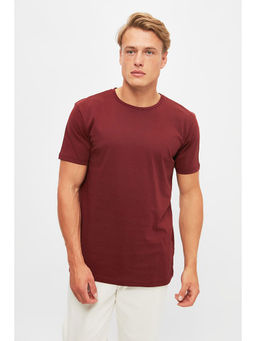 Trendyol - Man Maroon T-Shirt