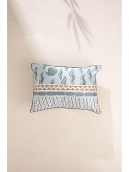 Freedom Tree - Silver Lining Warm Grey Rectangular Cushion Cover (14X20 Inches)