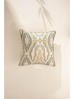Freedom Tree - Taram Earthy Multi Color Square Cushion Cover (18X18 Inches)