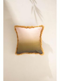 Freedom Tree - Akshaya Olive Green Square Cushion Cover (16X16 Inches)