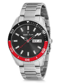 Daniel Klein - Black Round Analog Watch For Men - DK12237 - 6