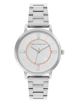 French Connection - Ephiphany MOP White Round Analog Watch for Women - FCN00066K (M)