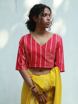 Chidiyaa - Scarlet Cotton Blouse Fmtm