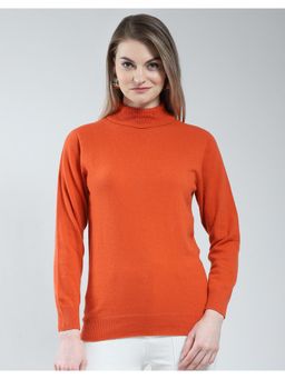 Monte Carlo - Womens Solid Turtle Neck Top