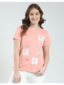 Monte Carlo - Womens Printed Round Neck T-shirt