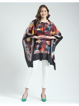 Monte Carlo - Womens Printed Round Neck Kaftan