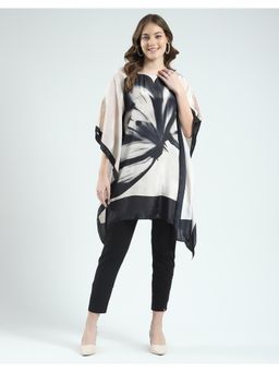 Monte Carlo - Womens Printed Round Neck Kaftan