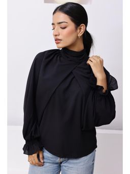 Femme Sequel - Nia Black Georgette Top