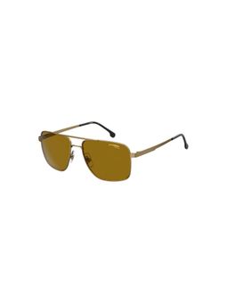 CARRERA - Men UV Protected Brown Lens Full Rim Rectangle Sunglasses (57)