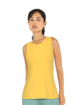 Blissclub - The Last Sleeveless Yellow Tank Top