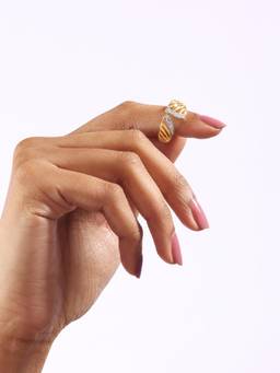 Mia by Tanishq - Radiant Flow Diamond Ring (1.64 Cm)