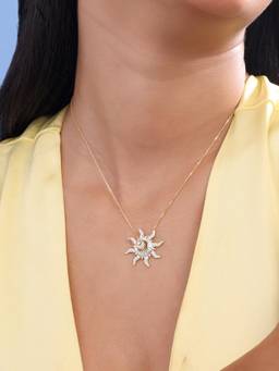 Mia by Tanishq - Solar Radiance Diamond Necklace