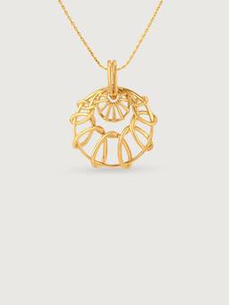 Mia by Tanishq - Fluid Radiant Gold Necklace