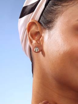 Mia by Tanishq - Radiant Arc Diamond Stud Earrings