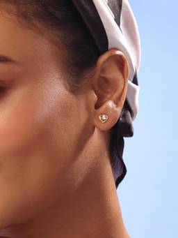 Mia by Tanishq - Radiant Solar Diamond Stud Earrings