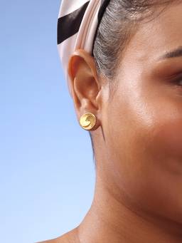 Mia by Tanishq - Harmonious Radiant Gold Stud Earrings