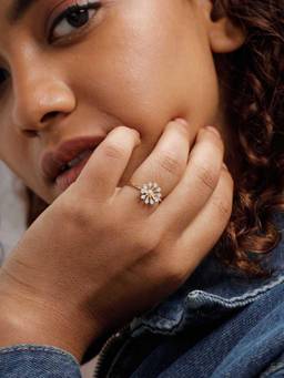 Mia by Tanishq - Whimsy Bloom Diamond Ring (1.68Cm)