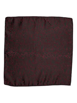 The Tie Hub - Paisley Maroon Microfiber Pocket Square