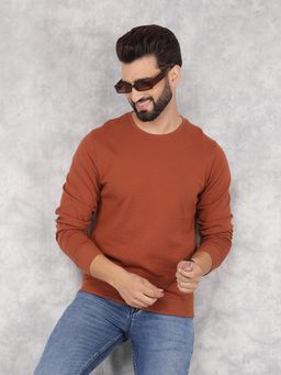 CRIMSOUNE CLUB - Men's Red Full Sleeves Sweatshirt