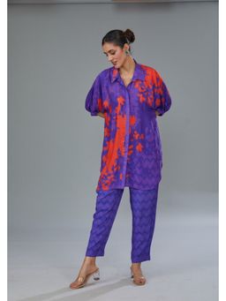 EESHA GUPTA - Red Bandhani Kurta Set