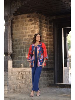 EESHA GUPTA - Lilac Cut Work Tunic And Bottom Set