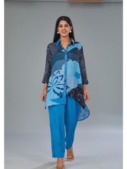EESHA GUPTA - Brown Kali Kurta Set With Fida Dupatta