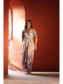 Kahani Lush - Golden Zari Dress One Piece