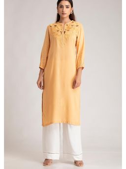 Kahani Lush - Pale Yellow Elegant Kurta