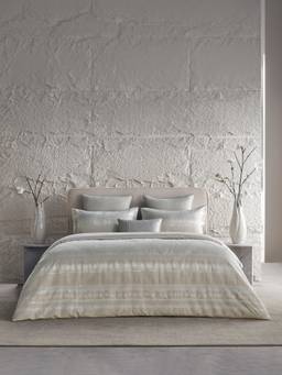 Ddecor Live Beautiful - Cotton Grey Abstract Jacquard Super King Bedding Set