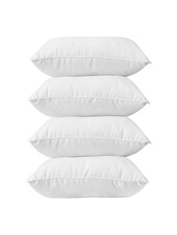 SWHF - Microfibre Cotton White Cushion Vaccum Packed 16x16 Inches Pack of 4