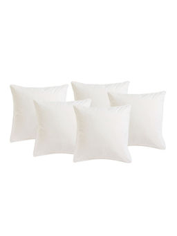 SWHF - Microfibre Cotton White Cushion Vaccum Packed 18x18 Inches Pack of 5
