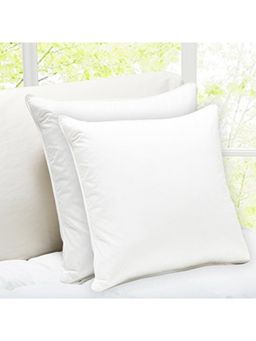 SWHF - Microfibre Cotton White Cushion Vaccum Packed 18x18 Inches Pack of 2