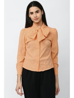 Van Heusen - Orange Textured Shirt