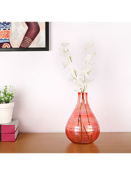 HomeTown - Diva Glass Vase in Pink