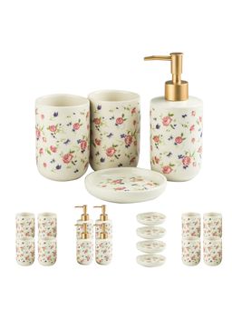 The Better Home - Bathroom Ware 4PC Set White (Pack of 4)