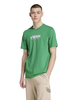 adidas - Originals Q12 Ts Roller Men Green Originals T-Shirt 2XS