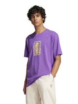 adidas - Originals Q12 Ts Street W Men Purple Originals T-Shirt