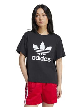 adidas - Originals TRFL TEE BOXY Women Black T-Shirt
