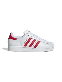adidas - Originals Superstar II Unisex White & Red Casual Sneakers