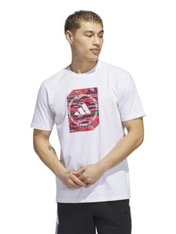 adidas - M C Camo Box T Men White Training T-Shirt