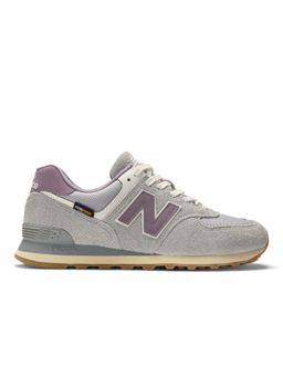 New Balance - 574 Unisex Casual Grey & Purple Sneakers