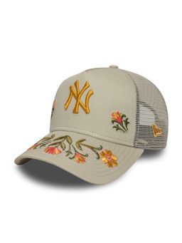 New Era - Men FLORAL ICON TRUCKER NEYYAN STN Beige Cap