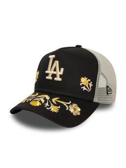 New Era - Men FLORAL ICON TRUCKER LOSDOD BLK Black Cap