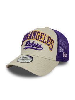 New Era - Men SCRIPT EF TRUCKER LOSLAK STNTRP Beige Cap