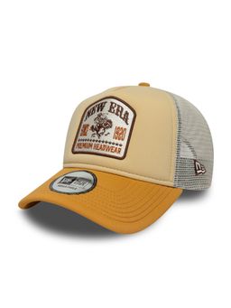 New Era - Men GRAPHIC PATCH TRUCKER NEWERA STNGYL Beige Cap