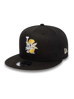 New Era - Men FLORAL 9FIFTY PC LOSDOD BLKWHI Black Cap