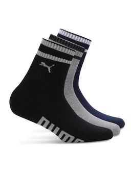 Puma - Ankle Length 3P Unisex Multi-Color Socks (Set of 3)