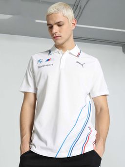 Puma - Bmw Team Polo Mens White T-Shirt