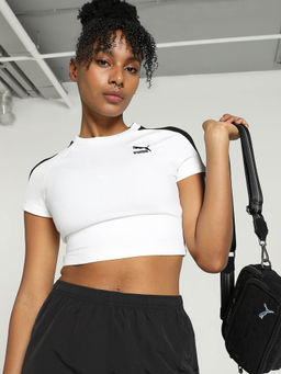 Puma - ICONIC T7 Baby Women's White T-Shirt